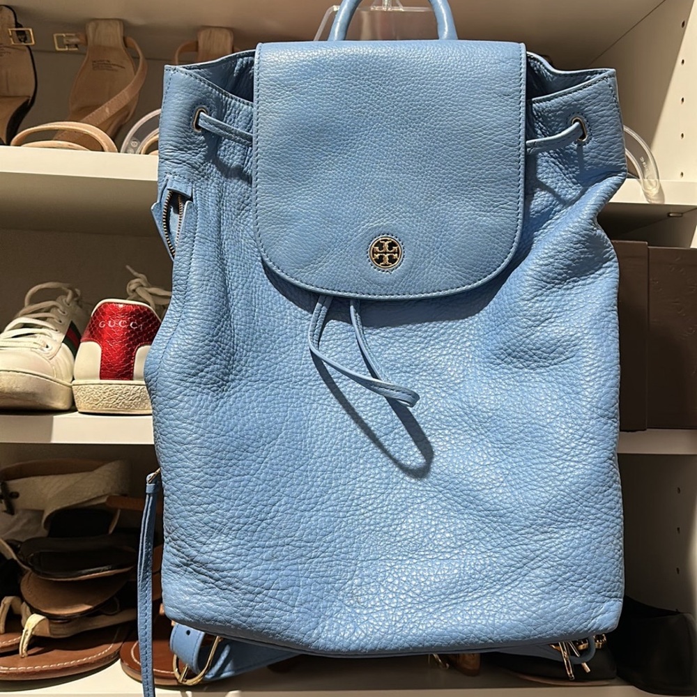 Tory Burch Brody Backpack  blue